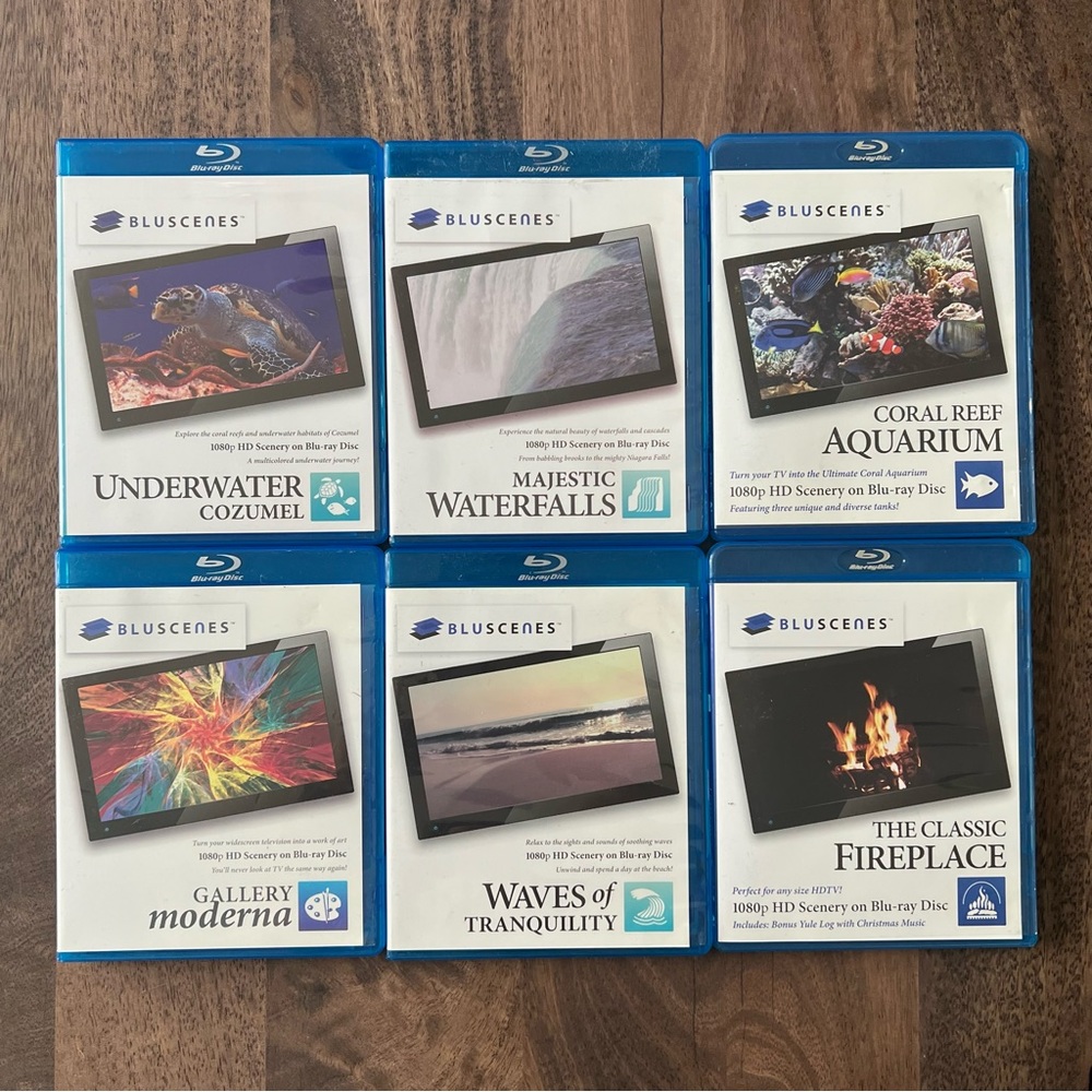 Lot of 6 BluScenes Zen Images Blu-Ray Discs